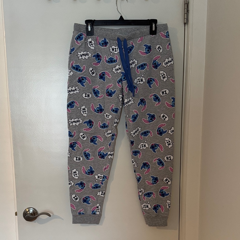 Disney Stitch Jogger Sleepwear Sweatpants Size M